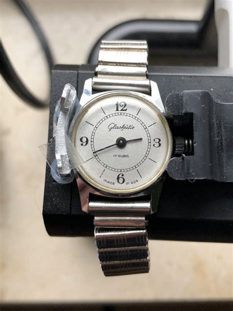 glashütte damenuhr 60er